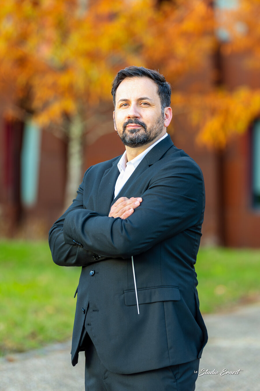Pierre Barusseau, directeur musical de l'Orchestre Montois